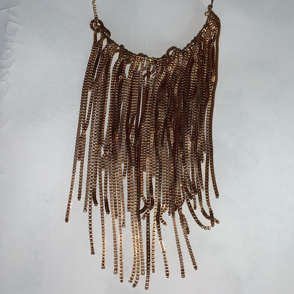 Bronze Frilly Necklace